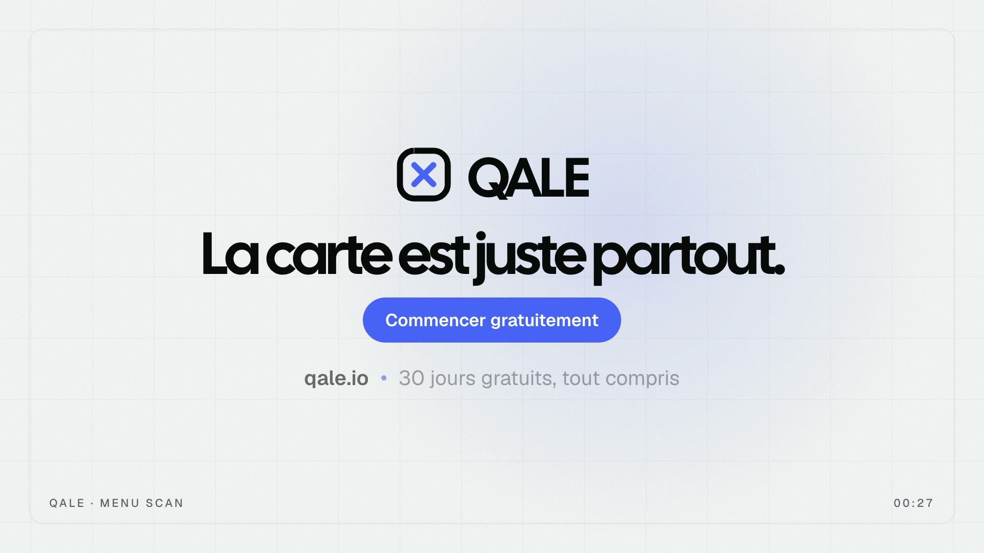 Présentation de Menu Scan